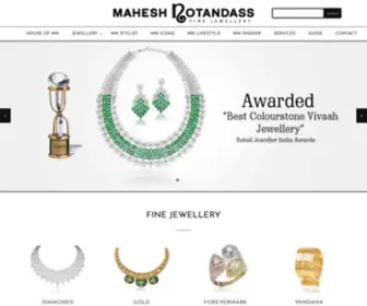 Maheshnotandass.com(Gold & Designer Jewellery Shop in Mumbai) Screenshot