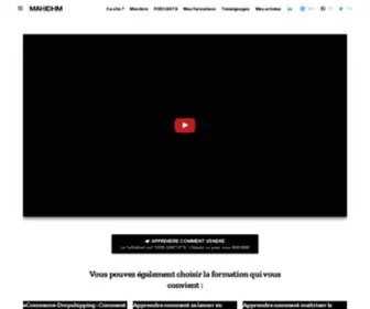 Mahidhm.me(Apprenez comment vendre vos produits et services en ligne) Screenshot