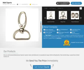 Mahiexports.in(Mahi Exports) Screenshot