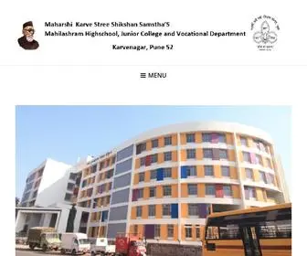 Mahilashram.org(Junior College & Vocational Education Department) Screenshot