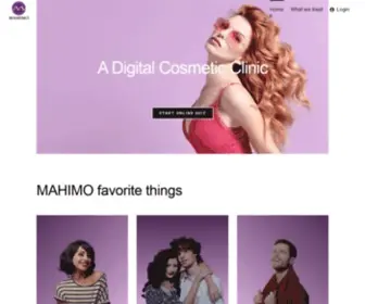 Mahimo.co(A Digital Cosmetic Clinic) Screenshot