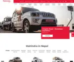 Mahindra.com.np Screenshot