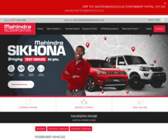 Mahindrabloem.co.za(Mahindra Bloemfontein) Screenshot