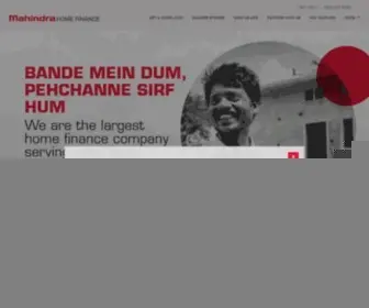 Mahindrahomefinance.com(Mahindra Home Finance) Screenshot