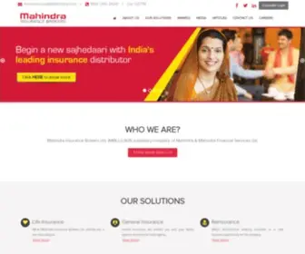 Mahindrainsurance.com(Best Online Insurance Quotes) Screenshot