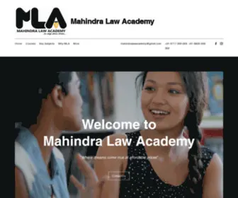 Mahindralawacademy.com(Law Coaching) Screenshot