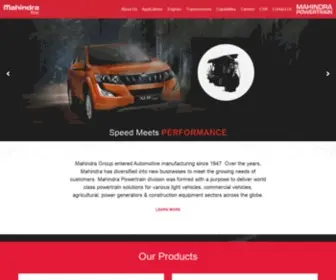 Mahindrapowertrain.com(Advanced Powertrain Solutions) Screenshot