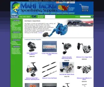 Mahitackle.com(Mahi Tackle) Screenshot