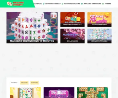 MahJong-Gratuit.com(✅ 200+ jeux gratuits à Mahjong) Screenshot