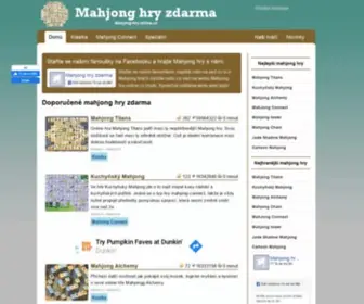 MahJong-HRY-Online.cz(Mahjong hry zdarma) Screenshot