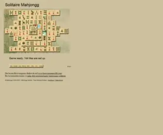 MahJongg.li(Mahjongg Solitaire) Screenshot