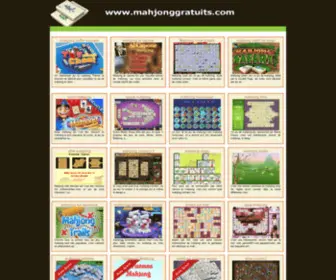 MahJonggratuits.com(MahJonggratuits) Screenshot