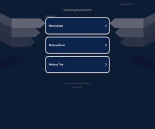 MahJongmaven.com(mahjongmaven) Screenshot
