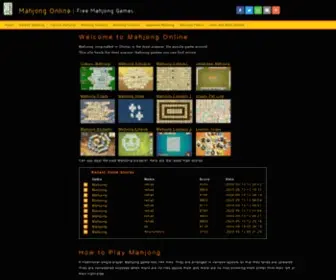 MahJongonline.net(Mahjong Online) Screenshot