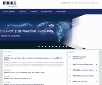 Mahle-Powertrain.com(MAHLE Powertrain) Screenshot