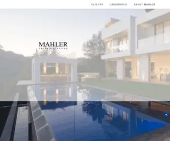 Mahlerprivatestaffing.com(With offices around the country we have been helping people live better for the past thirty years) Screenshot