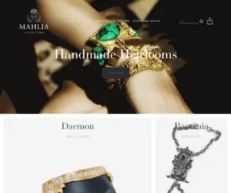 Mahliacollection.com(Heirloom Jewelry) Screenshot