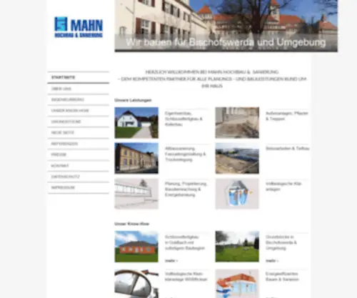 Mahn-Hochbau-Sanierung.de(Mahn Hochbau & Sanierung) Screenshot