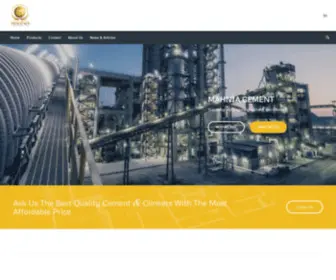 Mahniacement.com(Mahnia Cement) Screenshot