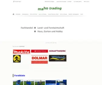 Maho-Trading-Shop.ch(Fachhandel für Land) Screenshot