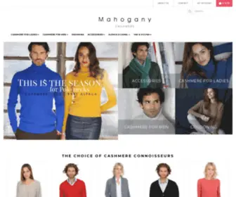 Mahogany-Cashmere.com(Mahogany Cashmere) Screenshot