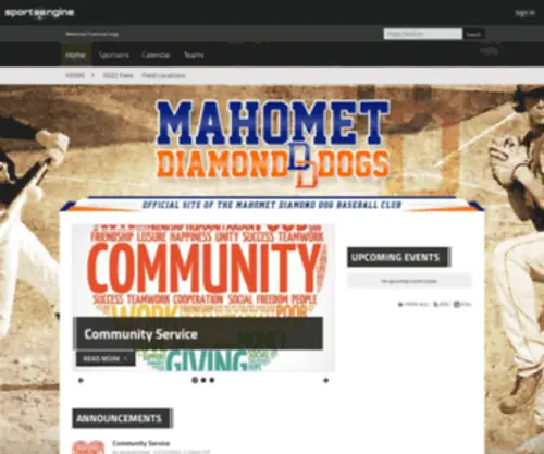 Mahometdiamonddogs.com(Mahomet Diamond Dogs) Screenshot