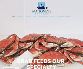 Mahoneysseafood.com(Mahoney's Seafood) Screenshot