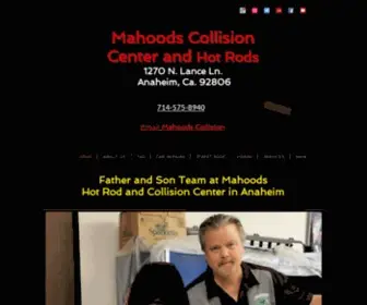 Mahoodscollision.com(Mahoods Collision) Screenshot