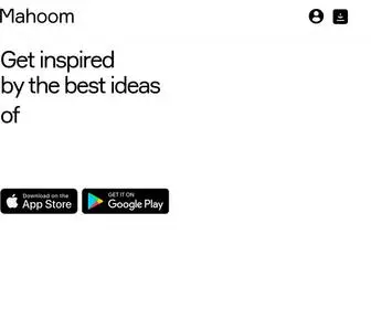 Mahoom.app(Living your dream) Screenshot