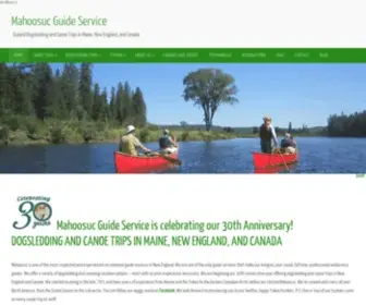Mahoosuc.com(Maine Canoe Trips) Screenshot