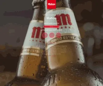 Mahou.com(Cervezas Mahou) Screenshot