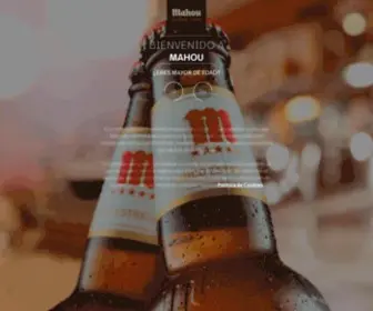 Mahou.es(Maestros cerveceros desde 1890) Screenshot