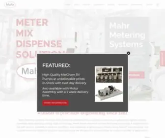 Mahrusa.com(Mahr Metering Systems) Screenshot