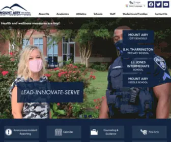 Mahsbears.org(Mount Airy High School) Screenshot