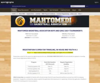 Mahtomedibasketball.org(Mahtomedi Basketball Association) Screenshot