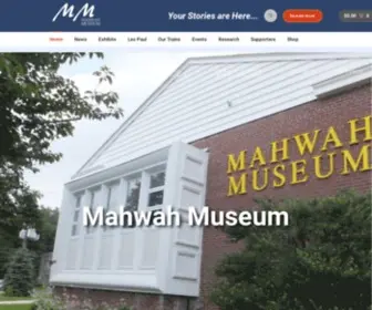 Mahwahmuseum.org(Mahwah Museum) Screenshot