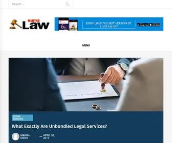 Mahyarlaw.com(Law Blog) Screenshot