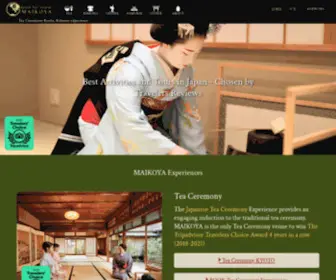 Mai-KO.com(Tea Ceremony with kimono experience in Kyoto) Screenshot