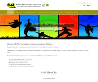 Maia.com.au(Martial Arts Industry Association Limited) Screenshot