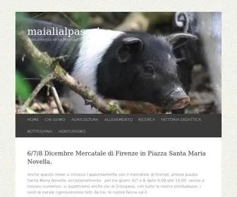 Maialialpascolo.it(Allevamento della Montagnola Senese) Screenshot