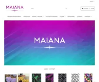 Maiana.fi(Etusivu) Screenshot