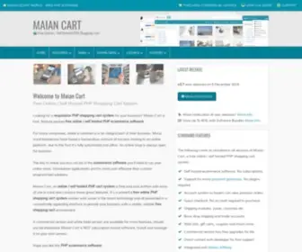 Maiancart.com(Free Online PHP Shopping Cart System) Screenshot