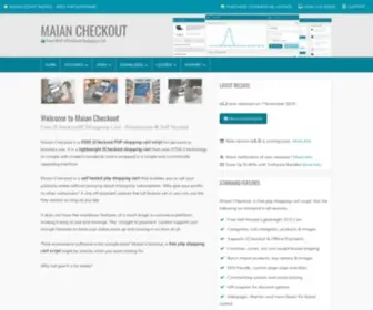 Maiancheckout.com(Free Lightweight 2checkout PHP Shopping Cart Script) Screenshot
