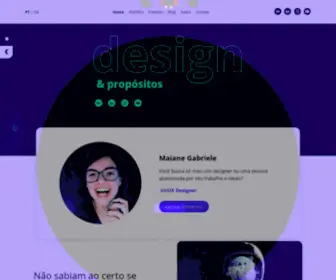 Maiane.com.br(UI/UX Design) Screenshot