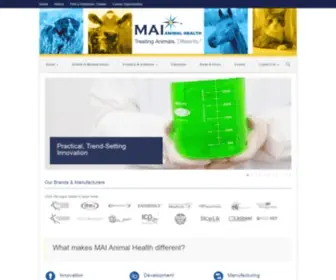 Maianimalhealth.com(MAI Animal Health) Screenshot