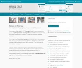 Maiansage.com(Free Lightweight SagePay PHP Shopping Cart Script) Screenshot