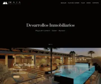 Maiarealestate.mx(Maia Real Estate) Screenshot