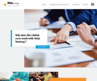 Maiastrategy.com(Maia Home) Screenshot