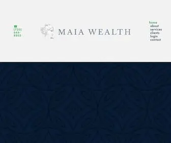 Maiawealth.com(Maia Wealth) Screenshot