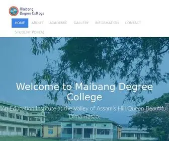 Maibangdegreecollege.org(Maibang Degree College) Screenshot